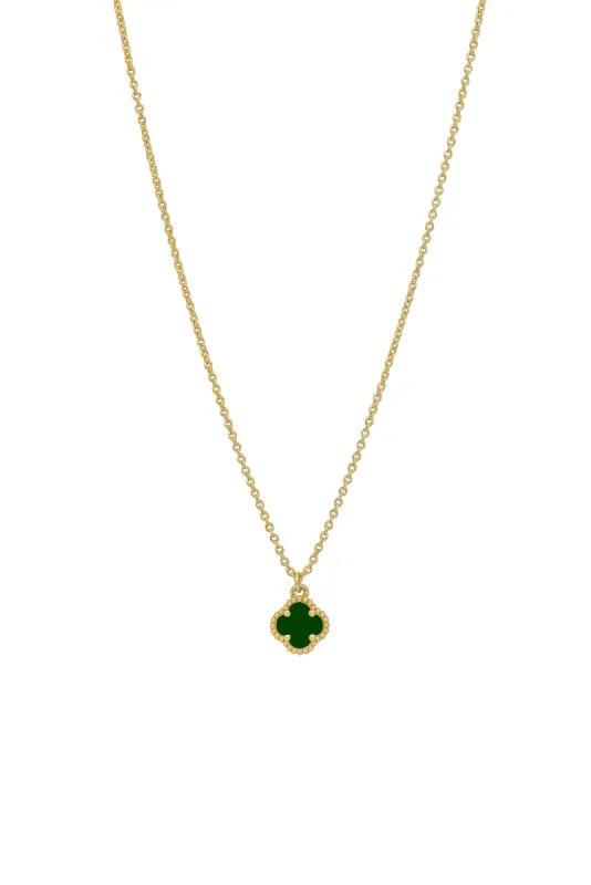 Reign Jade Stone Necklace sold by Blue Bungalow