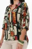 Alto Green Abstract Cotton Blend Shirt sold by Blue Bungalow