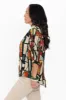 Alto Green Abstract Cotton Blend Shirt sold by Blue Bungalow