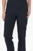 Cody Navy Stretch Capri Pants sold by Blue Bungalow