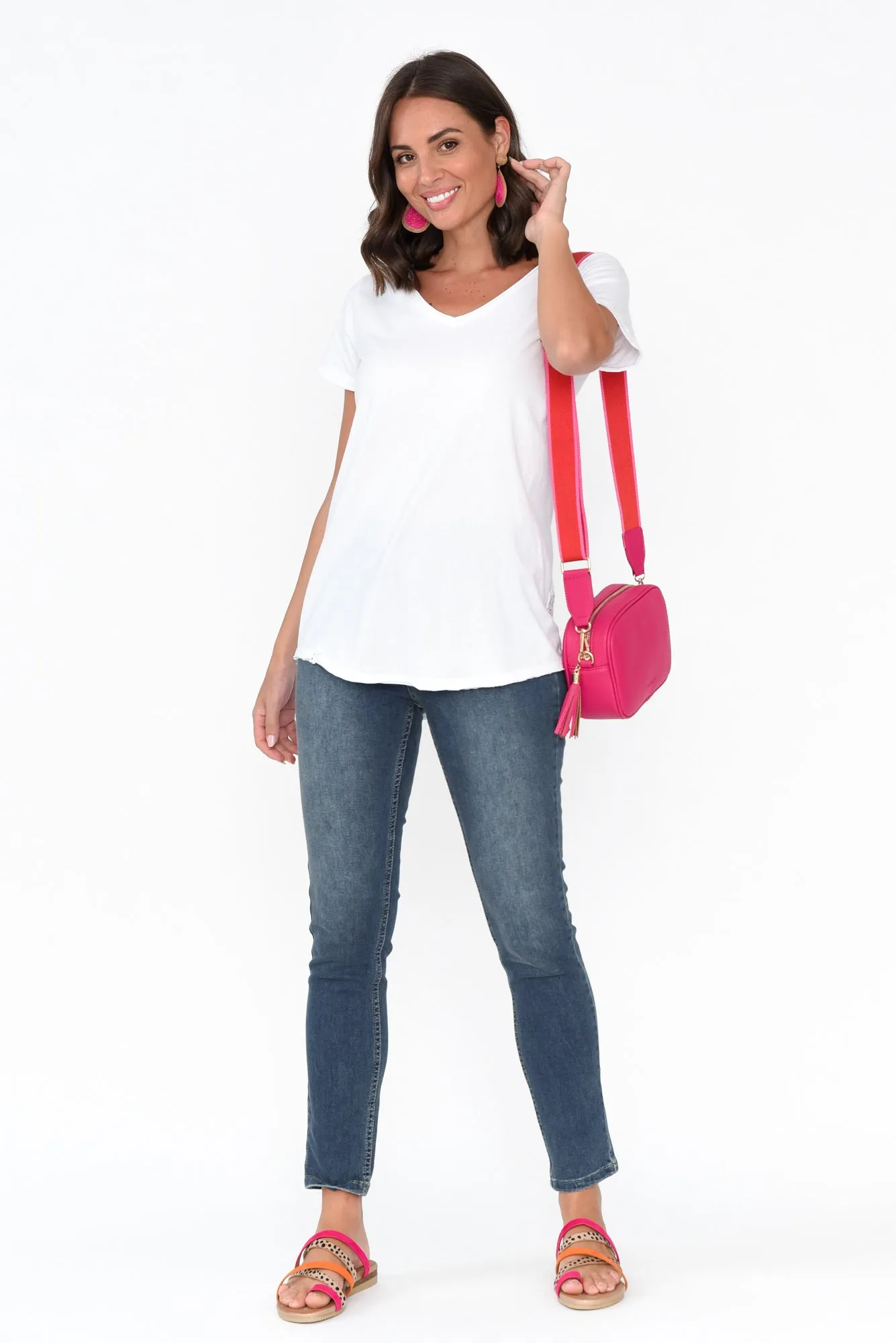 Verona Blue Cotton Stretch Jeans sold by Blue Bungalow product image thumbnail 2