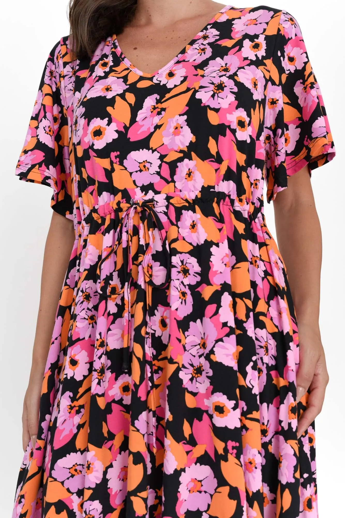 Billine Pink Bloom Bamboo Dress sold by Blue Bungalow product image thumbnail 5