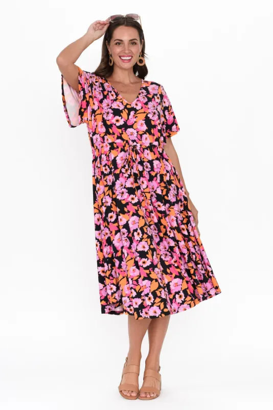 Billine Pink Bloom Bamboo Dress sold by Blue Bungalow