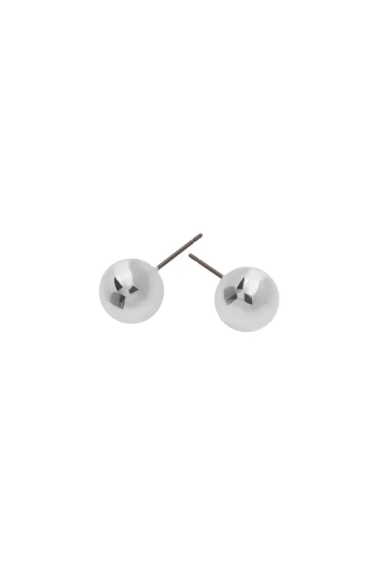 Tommy Silver Stud Earrings sold by Blue Bungalow