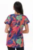 Fia Orange Tropical Crinkle Cotton Top sold by Blue Bungalow