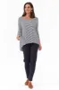 Devon Navy Cotton Stretch Pants sold by Blue Bungalow