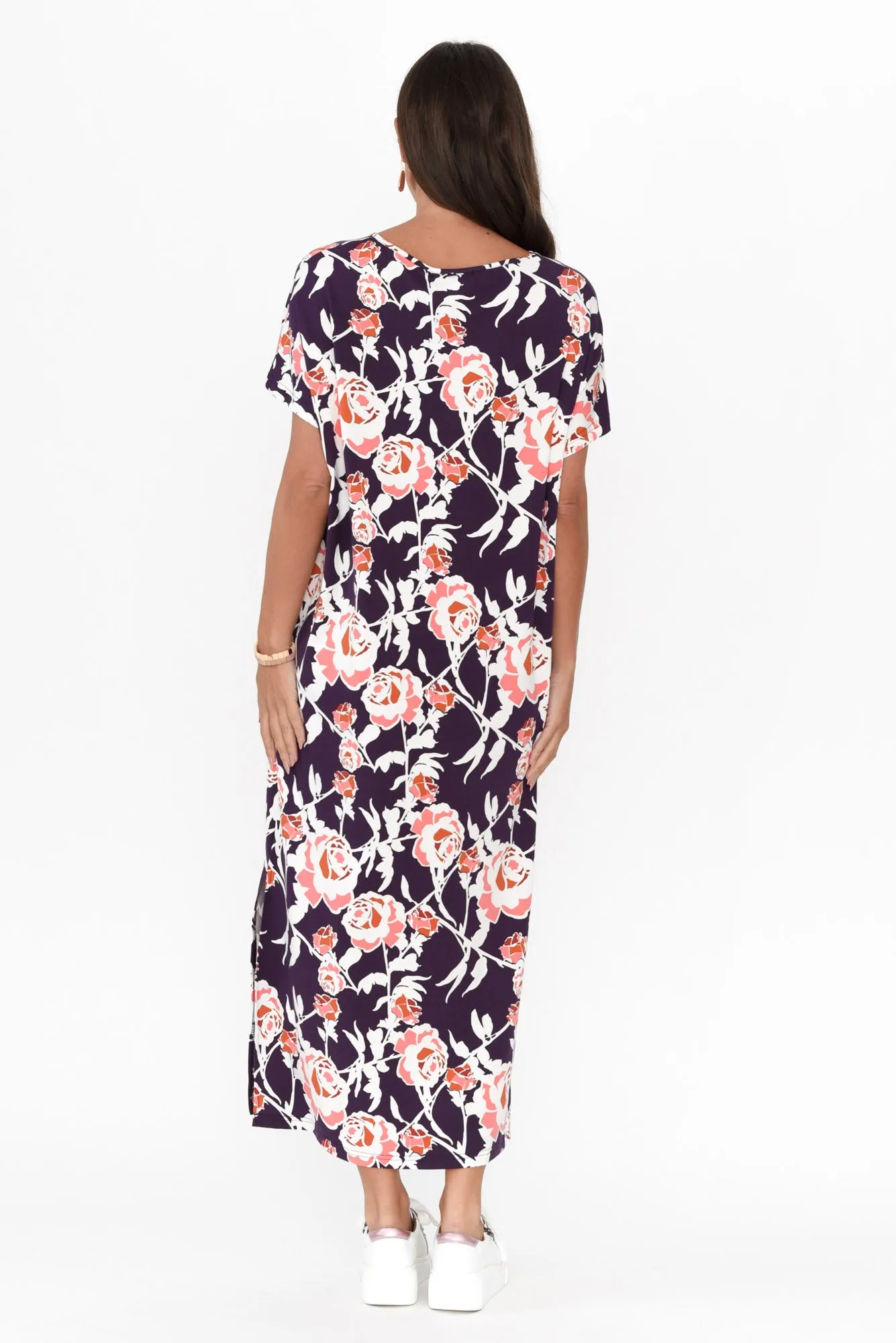 Dempsey Purple Rose Bamboo Dress sold by Blue Bungalow product image thumbnail 4