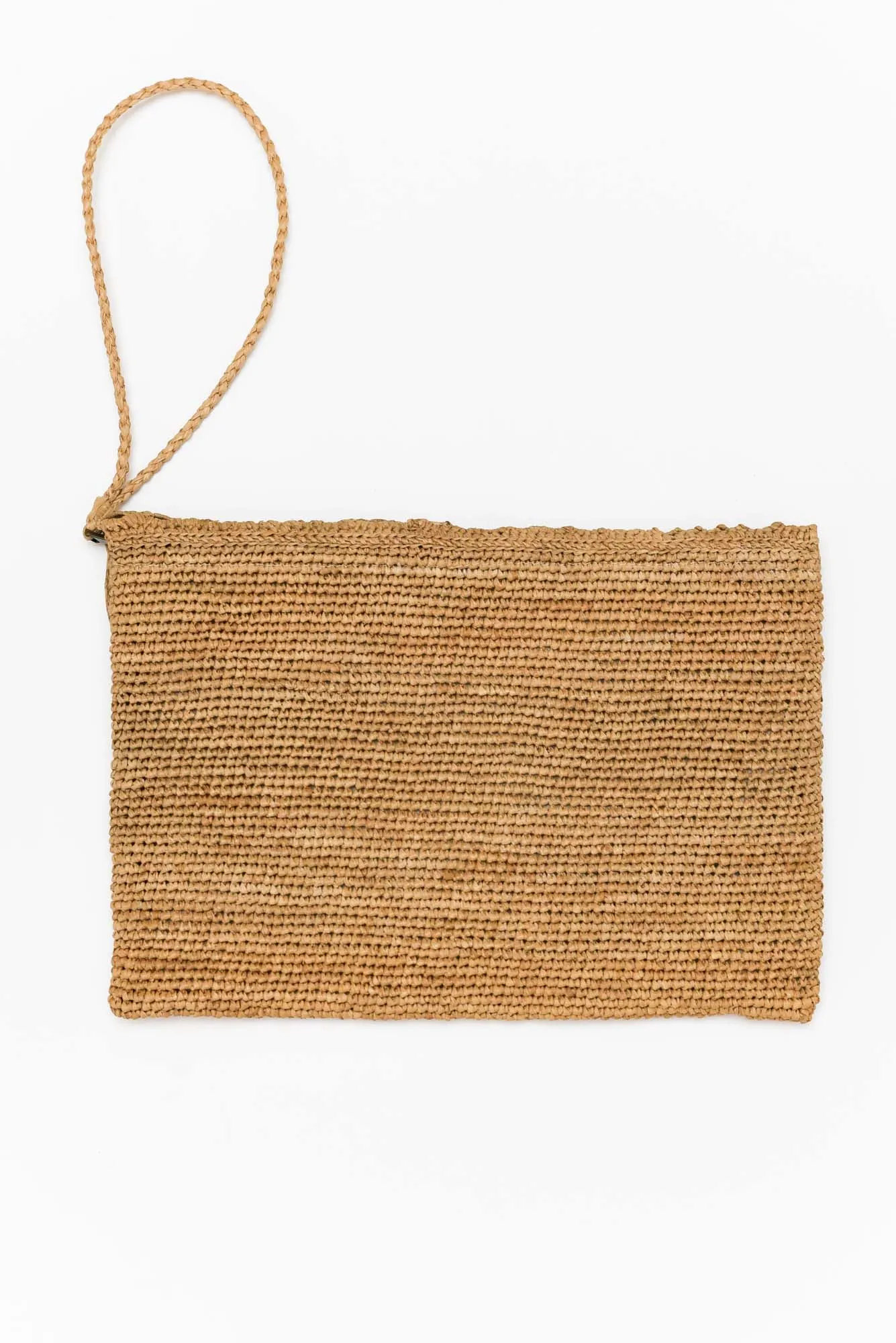 Boka Tan Raffia Clutch sold by Blue Bungalow product image thumbnail 3