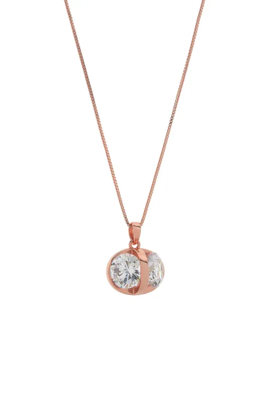 Coco Rose Gold Diamante Necklace sold by Blue Bungalow