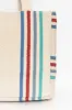 Beaumont Natural Stripe Tassel Tote Bag sold by Blue Bungalow