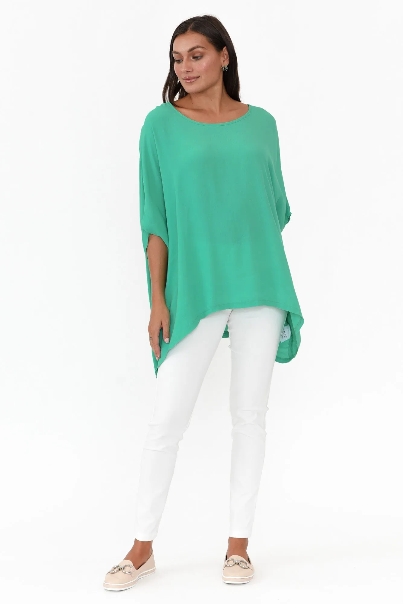 Green Drape Top sold by Blue Bungalow product image thumbnail 2