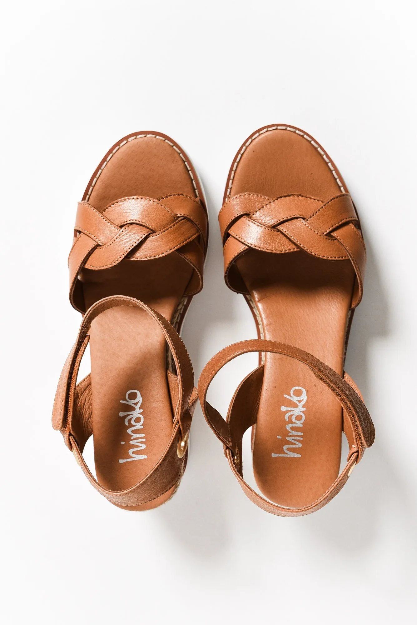 Medina Brandy Leather Wedge sold by Blue Bungalow product image thumbnail 3