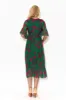 Charlotte Fuchsia Floral Silk Tie Dress sold by Blue Bungalow