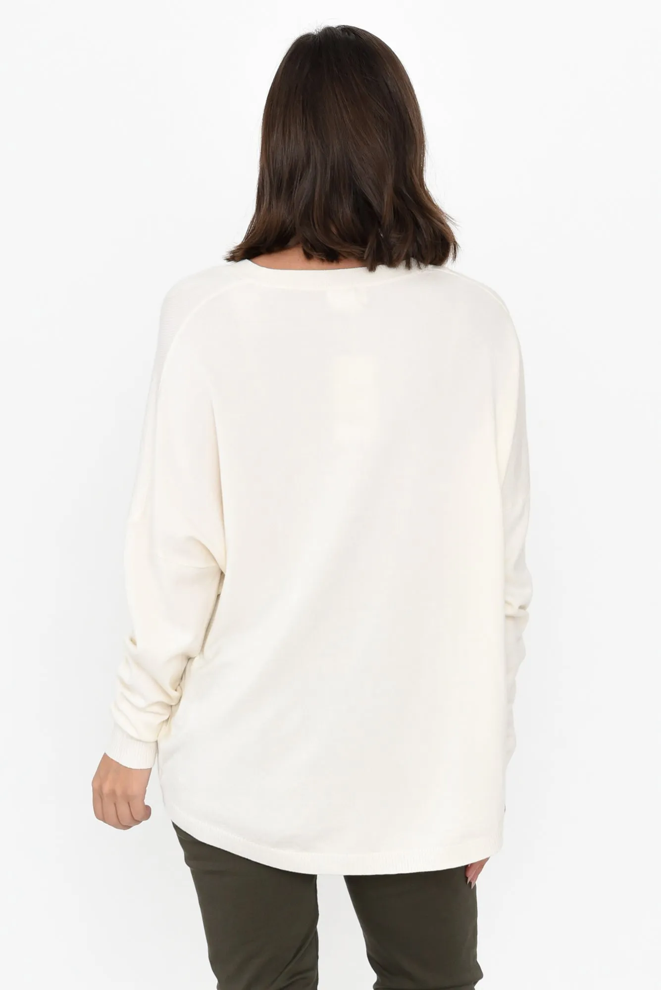 Linney Cream Wool Blend Jumper sold by Blue Bungalow product image thumbnail 4