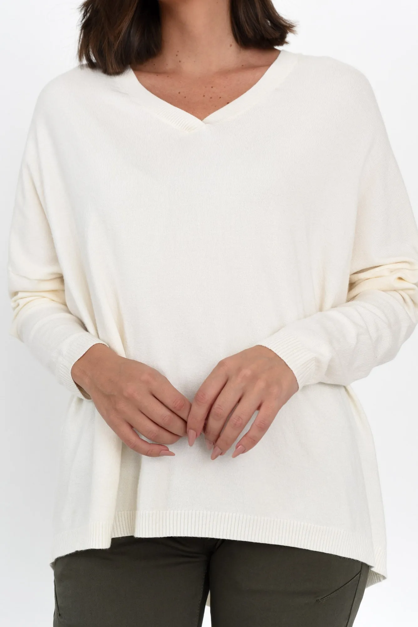 Linney Cream Wool Blend Jumper sold by Blue Bungalow product image thumbnail 5
