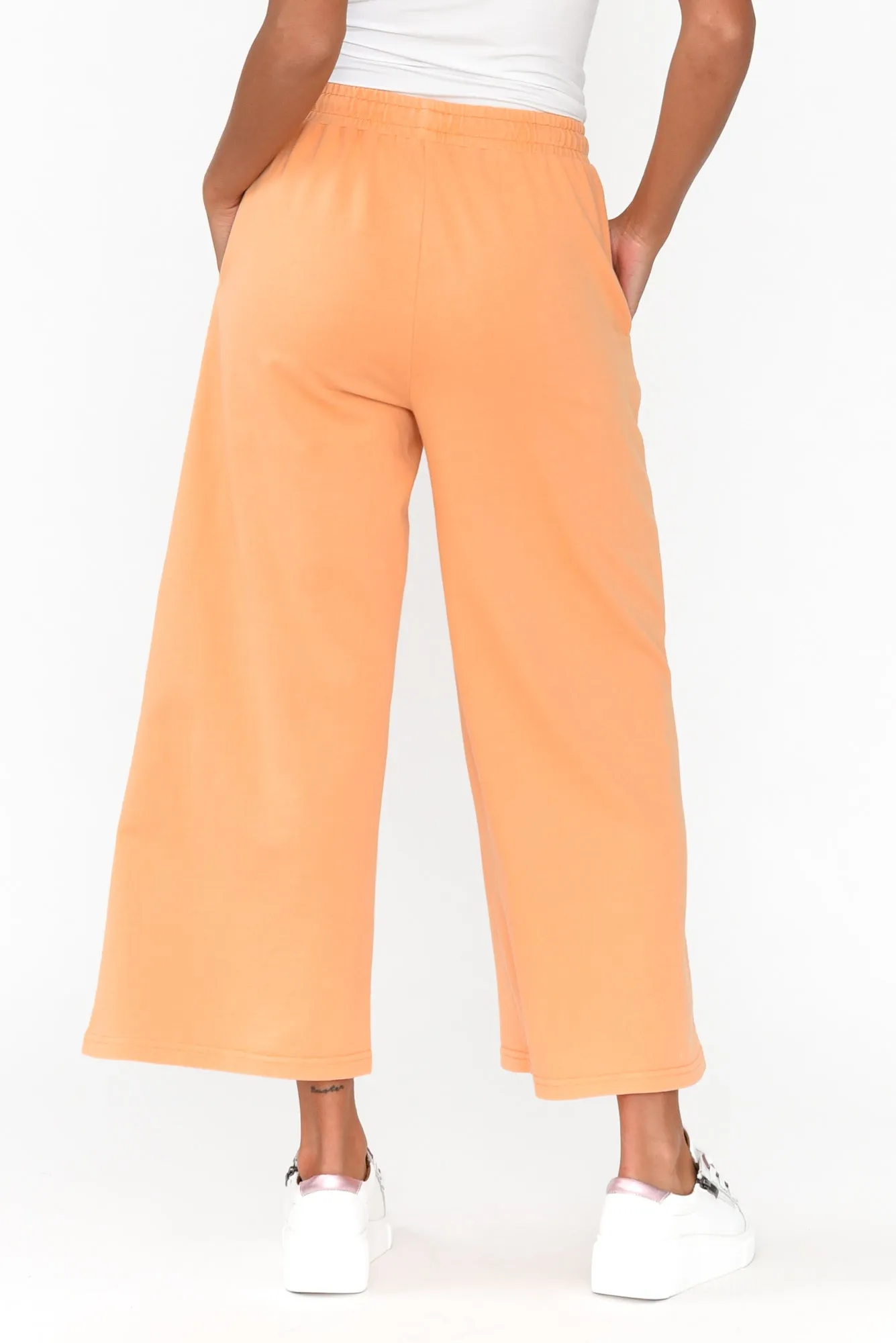 Mariam Orange Relaxed Track Pants sold by Blue Bungalow product image thumbnail 5