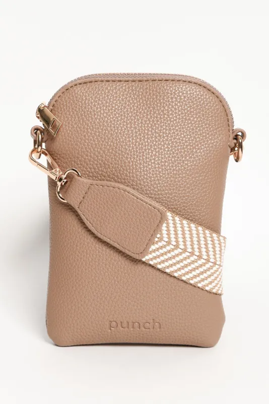 Leola Mocha Walker Crossbody Bag sold by Blue Bungalow