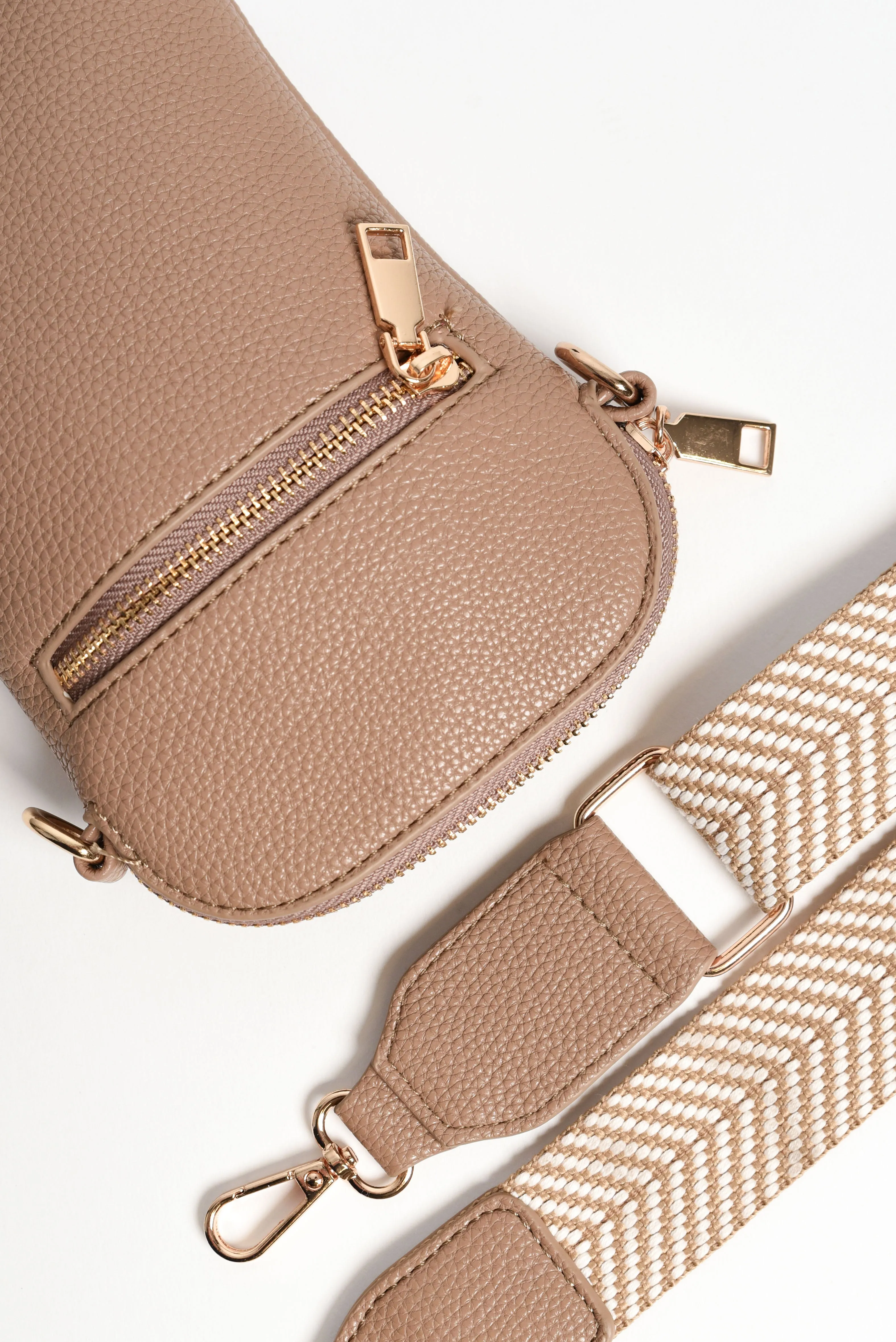 Leola Mocha Walker Crossbody Bag sold by Blue Bungalow product image thumbnail 2