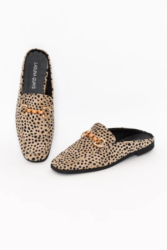 Mab Cheetah Buckle Mule sold by Blue Bungalow
