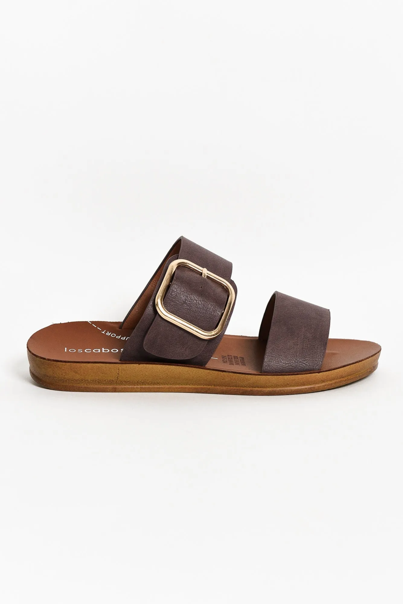 Doti Mocha Buckle Slide sold by Blue Bungalow product image thumbnail 4