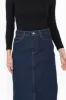 Eloise Dark Blue Denim Midi Skirt sold by Blue Bungalow