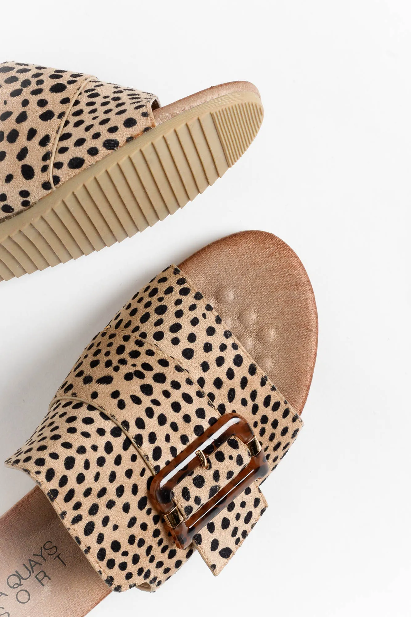 Kivari Cheetah Buckle Slide sold by Blue Bungalow product image thumbnail 4