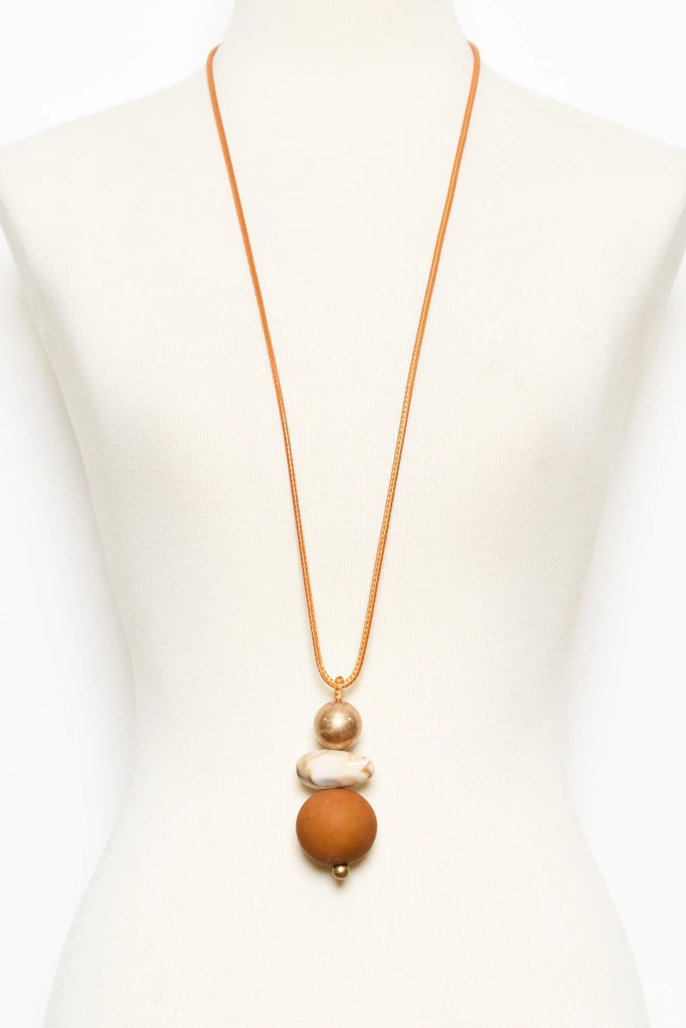 Wessex Bronze Pendant Necklace sold by Blue Bungalow product image thumbnail 2