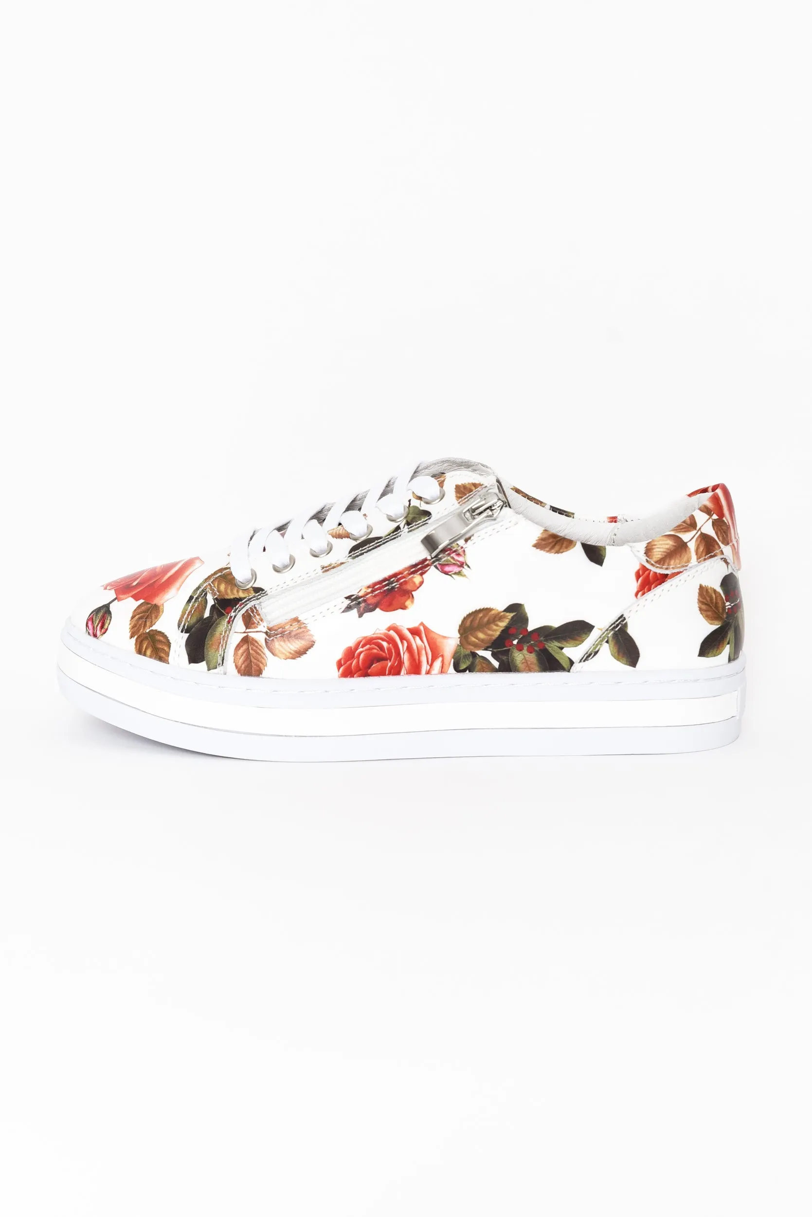 Posey White Rose Leather Sneaker sold by Blue Bungalow product image thumbnail 2