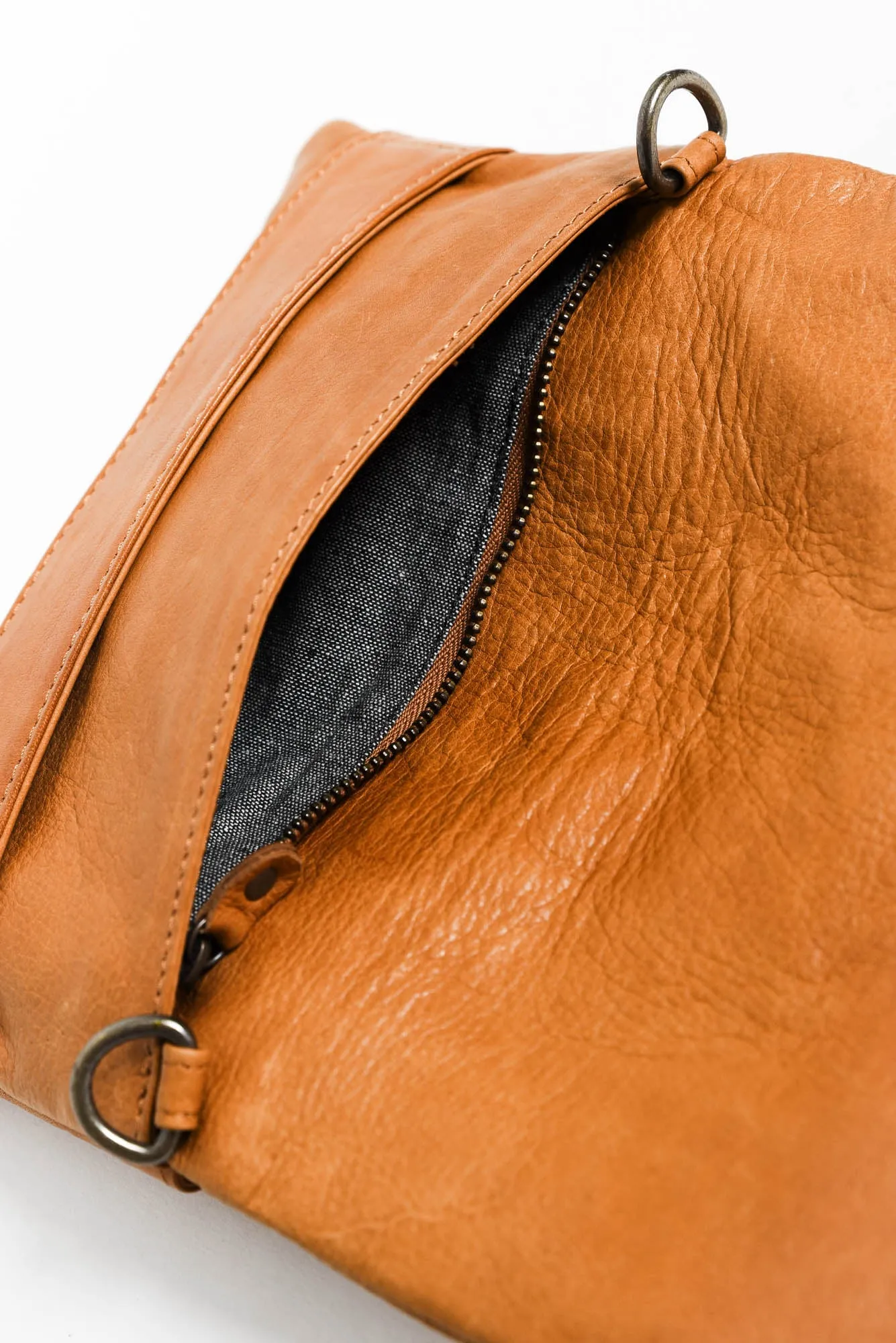 Aluka Tan Leather Bag sold by Blue Bungalow product image thumbnail 2