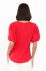 Joy Red Cotton Blend Tee sold by Blue Bungalow