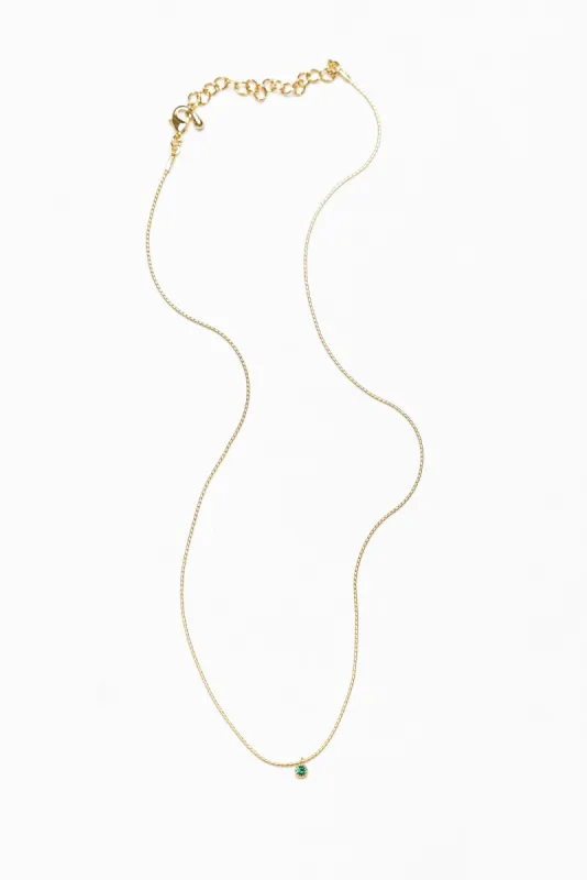 Rira Gold Jewel Necklace sold by Blue Bungalow