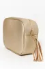 Dell Gold Crossbody Bag sold by Blue Bungalow