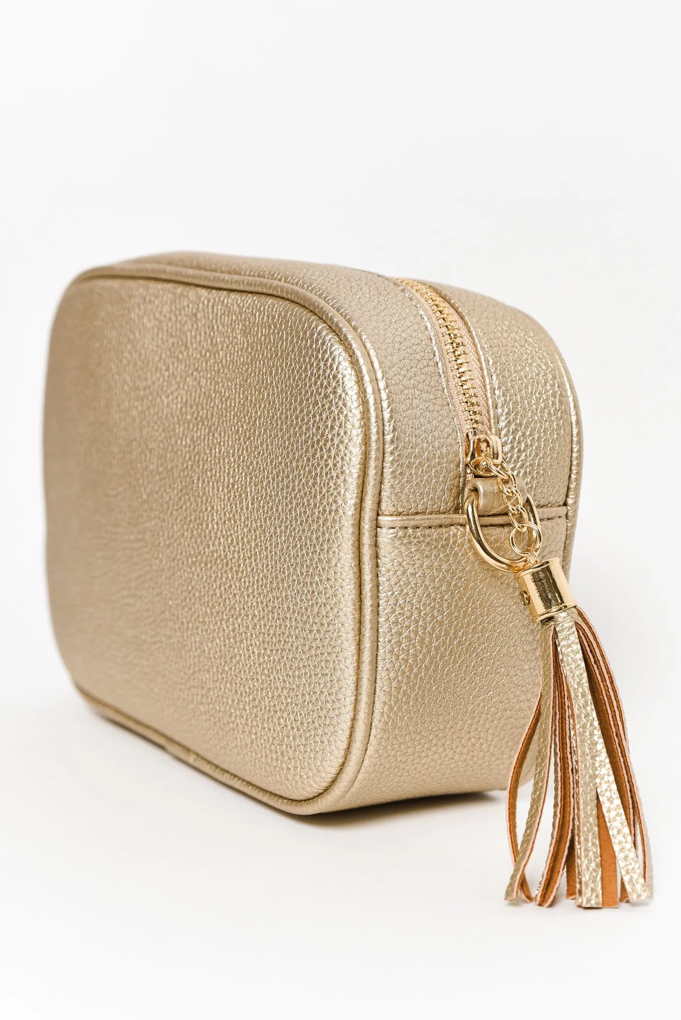 Dell Gold Crossbody Bag sold by Blue Bungalow product image thumbnail 2
