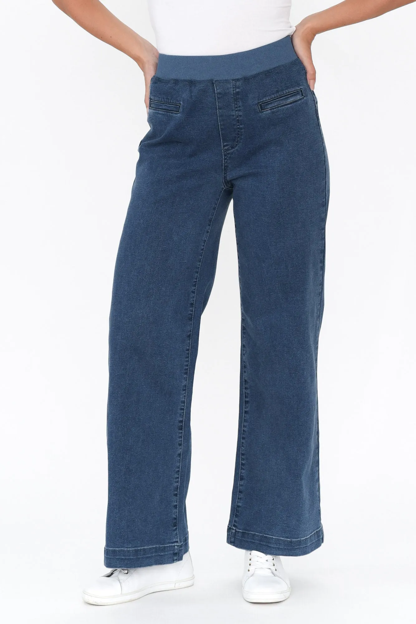 Maddy Blue Wide Leg Jeans sold by Blue Bungalow product image thumbnail 2