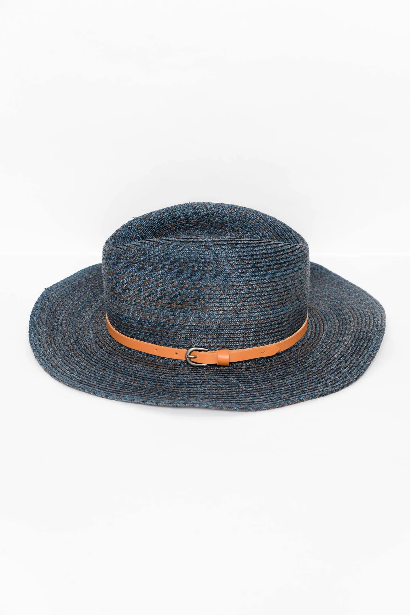 Bruny Blue Raffia Cowboy Hat sold by Blue Bungalow product image thumbnail 3