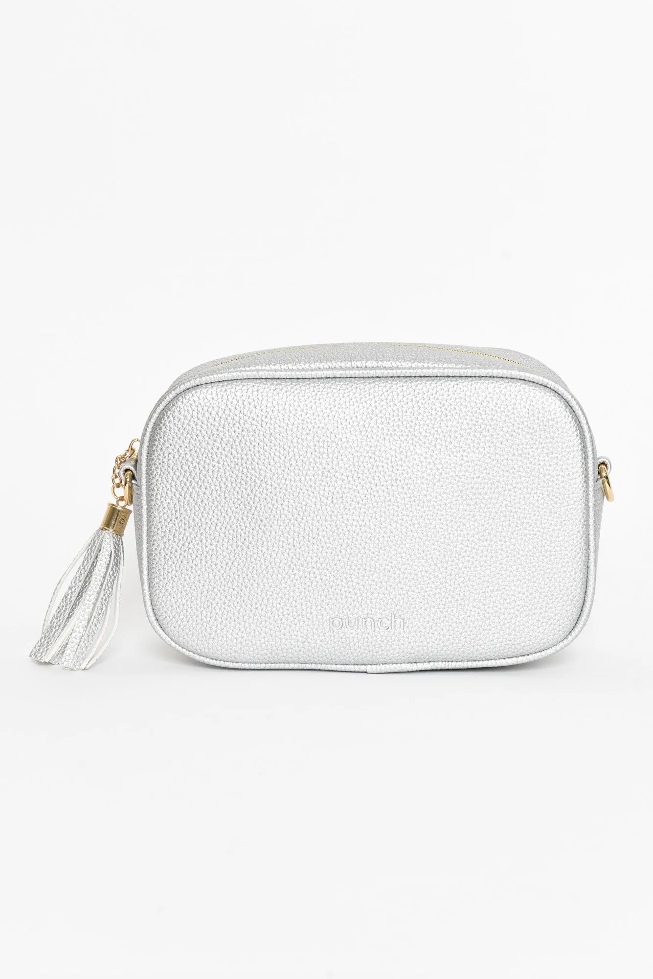 Dell Silver Crossbody Bag sold by Blue Bungalow product image thumbnail 3