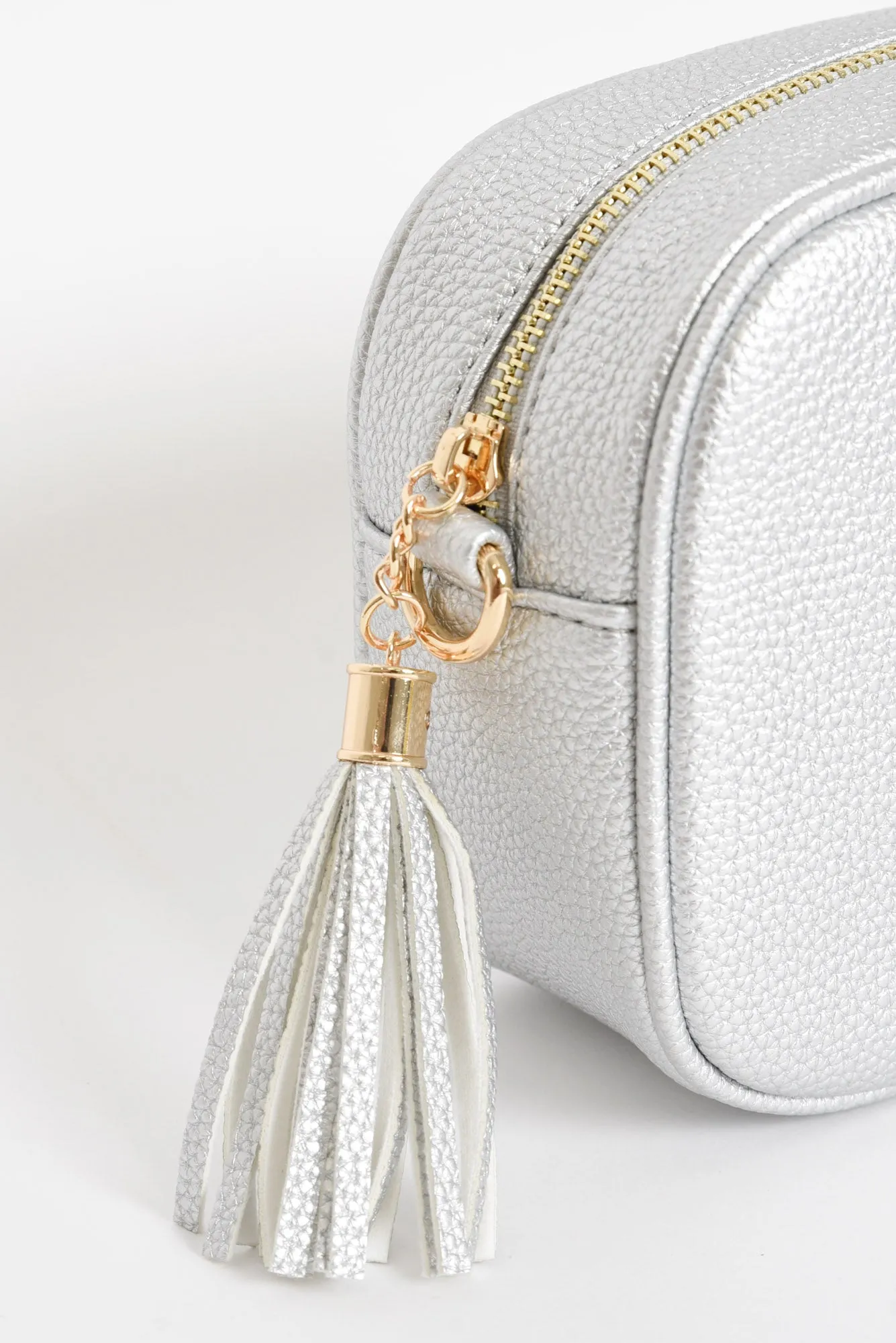 Dell Silver Crossbody Bag sold by Blue Bungalow product image thumbnail 2