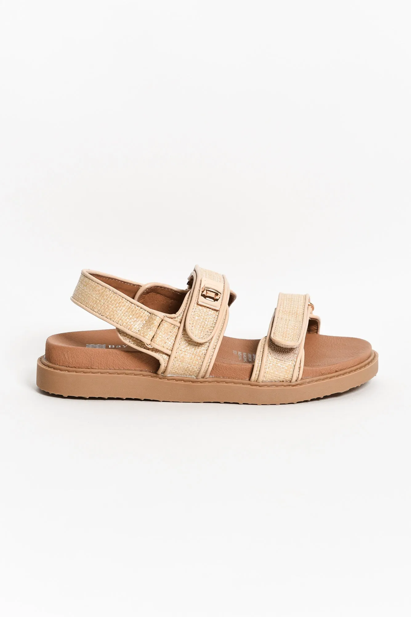 Milly Natural Raffia Leather Sandal sold by Blue Bungalow product image thumbnail 2