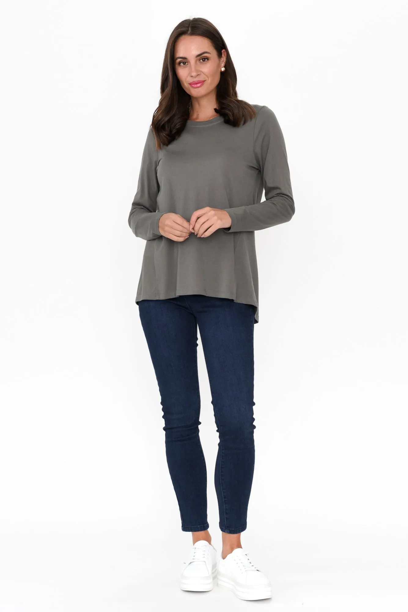 Sydney Khaki Cotton Tee sold by Blue Bungalow product image thumbnail 2