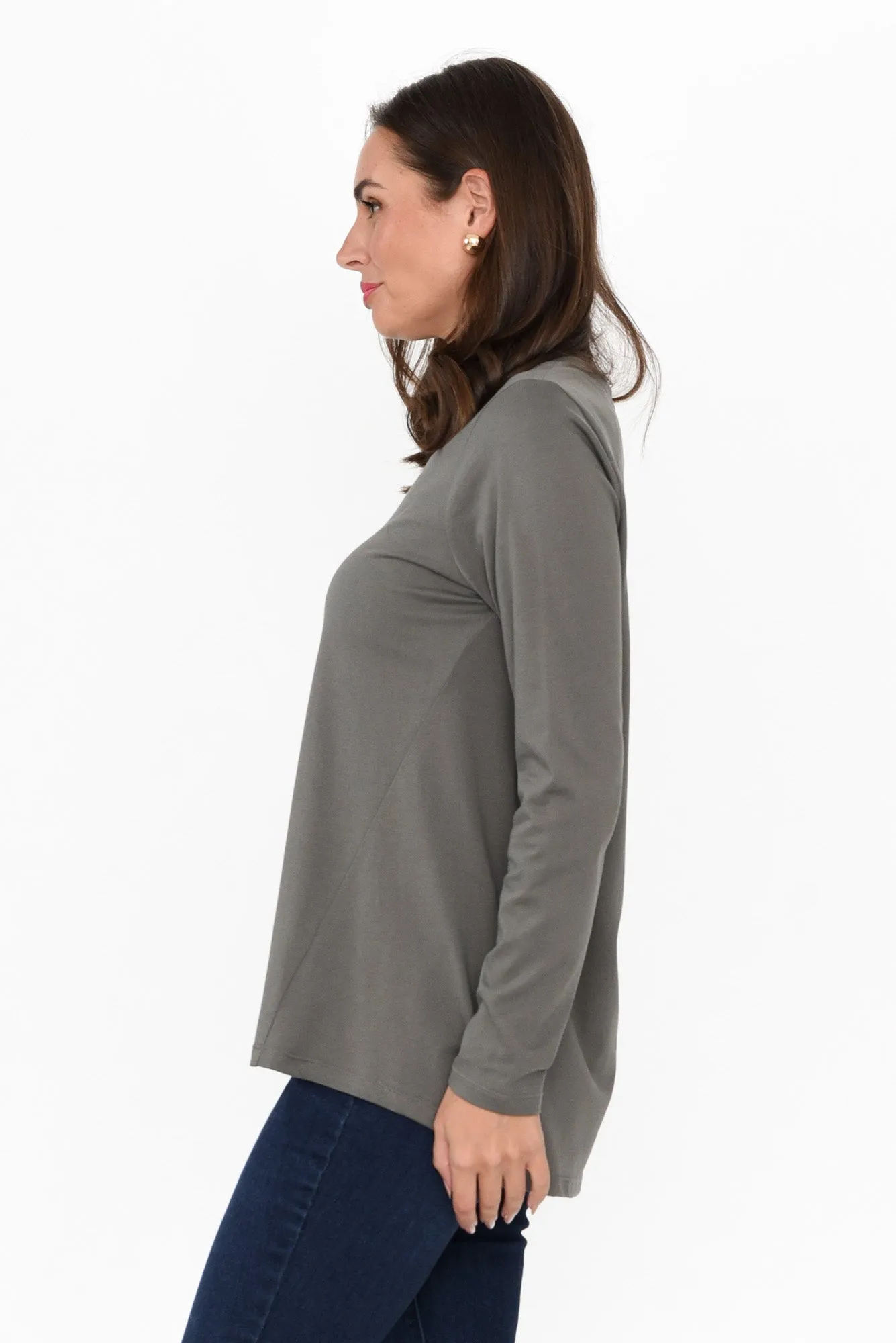 Sydney Khaki Cotton Tee sold by Blue Bungalow product image thumbnail 3