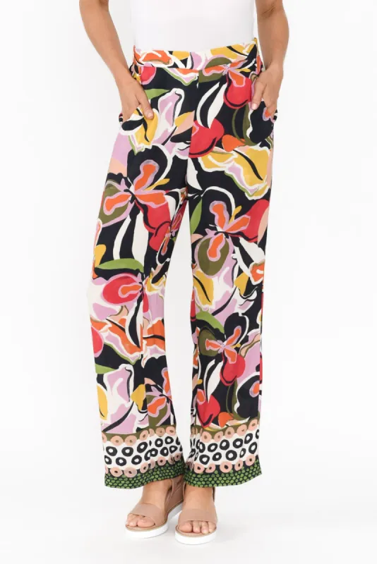 Feature Black Tropical Pant sold by Blue Bungalow