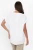 Miray White Button Top sold by Blue Bungalow