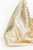 Benita Gold Weave Slouch Handbag sold by Blue Bungalow