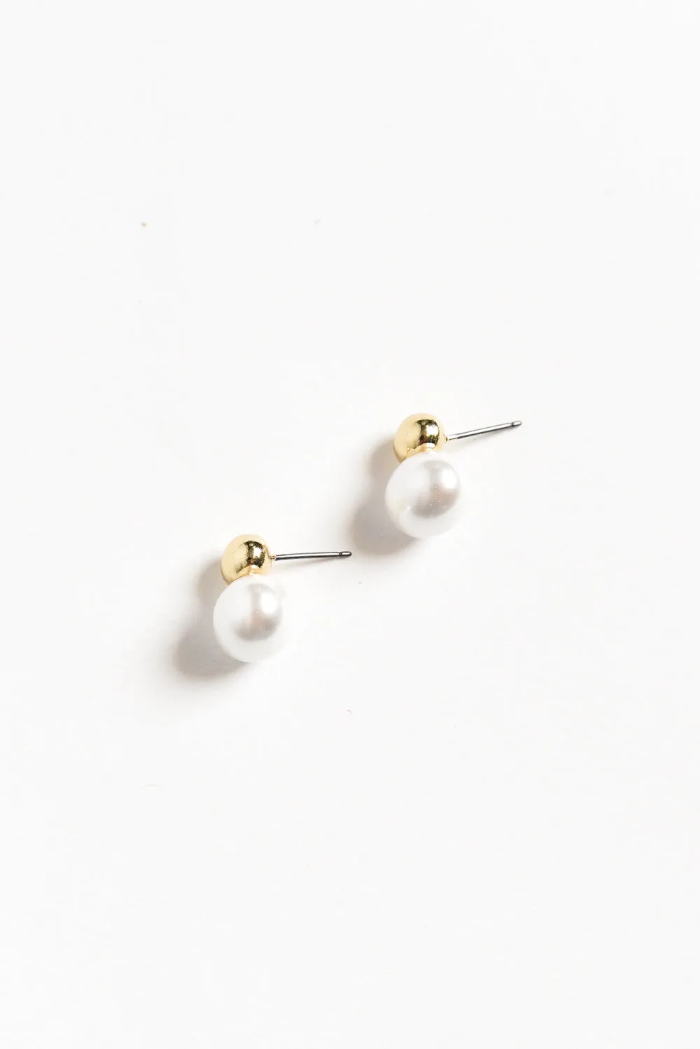 Lumi Pearl Stud Earrings sold by Blue Bungalow