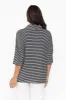 Cressida Navy Stripe Bamboo Top sold by Blue Bungalow