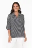 Cressida Navy Stripe Bamboo Top sold by Blue Bungalow