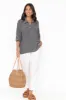 Cressida Navy Stripe Bamboo Top sold by Blue Bungalow