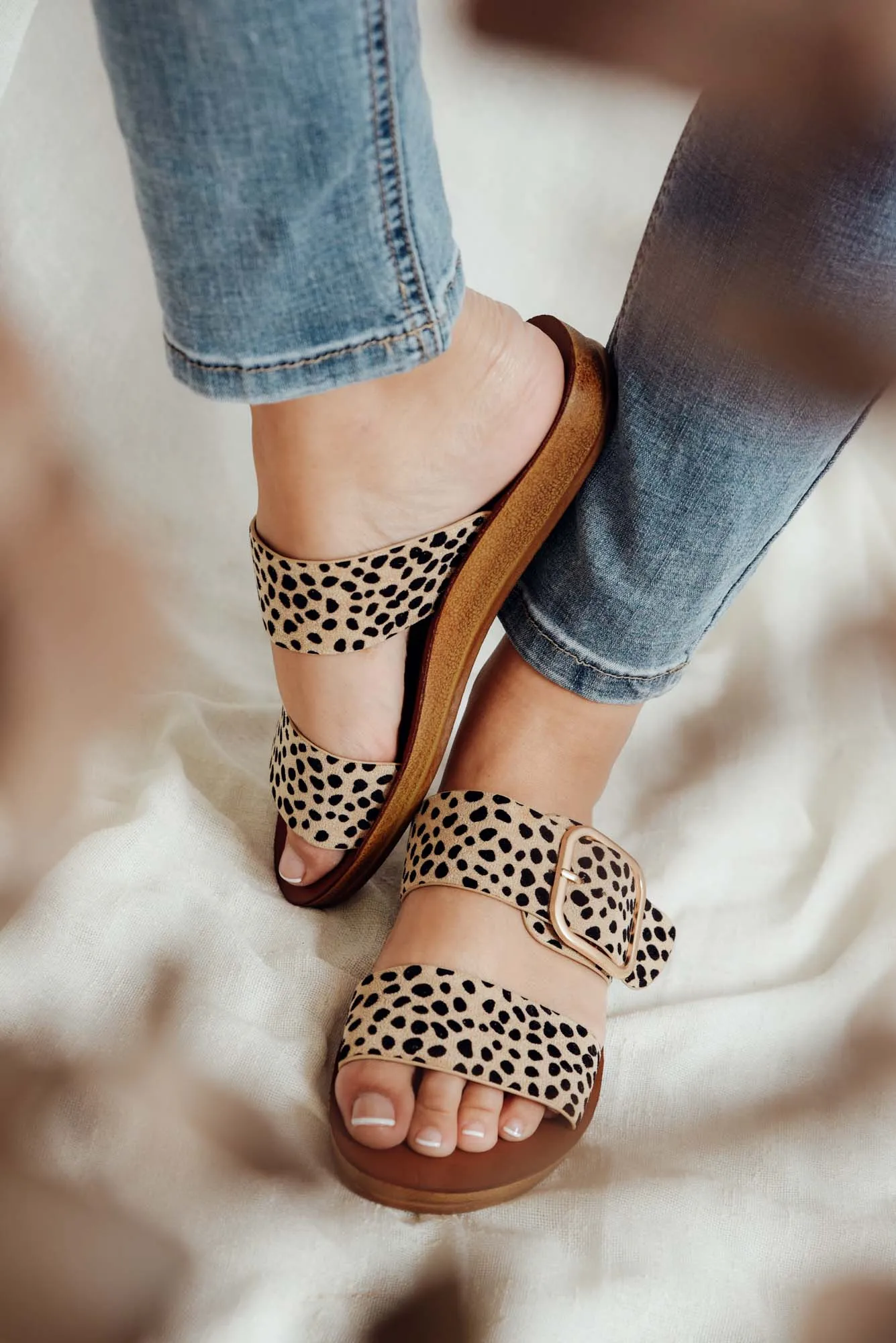 Doti Cheetah Buckle Slide sold by Blue Bungalow product image thumbnail 2