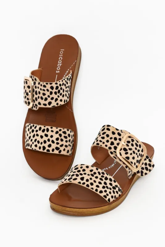 Doti Cheetah Buckle Slide sold by Blue Bungalow