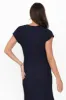 Wilkie Navy V Neck Knit Top sold by Blue Bungalow